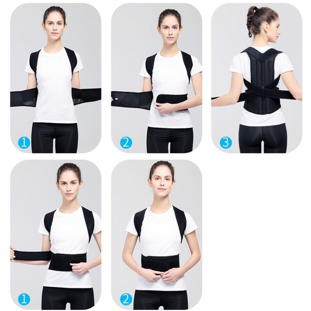 Adjustable Posture Corrector for Spine Alignment